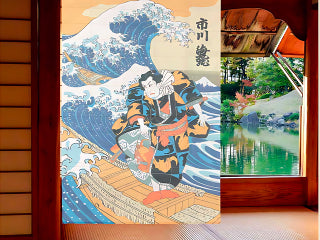Japanese noren curtains
