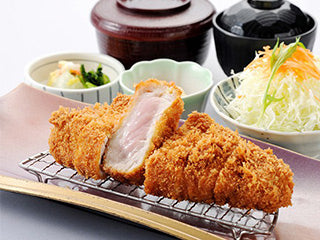 Tonkatsu essential ingredients and tools