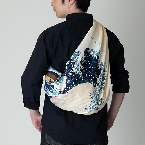 Hokusai Furoshiki (104CM) furoshiki FUROSHIKI