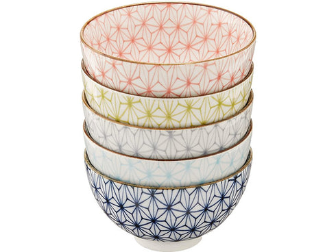 Asanoha Bowls set