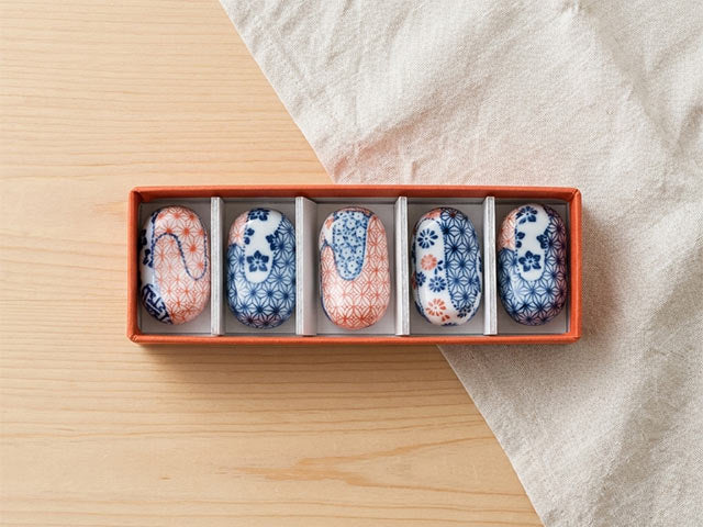Komon chopsticks rests ×5
