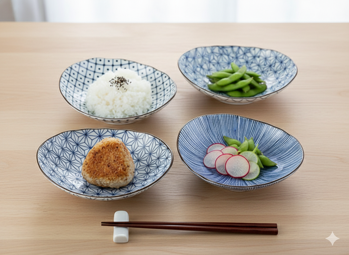 Saikai plates gift set plate GIFT SETS HASAMI PORCELAIN PLATES SALAD PLATES SMALL PLATES