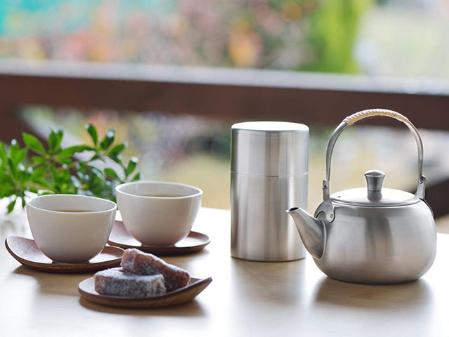 Tea canister Shizen Tea box TEA CANISTERS YOSHIKAWA