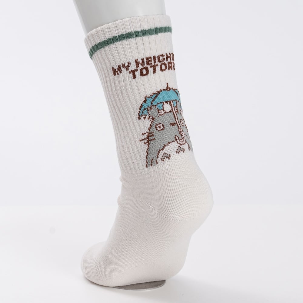 Totoro Kassa socks socks EUR 37~39 GHIBLI JP 23~25cm QUARTER SOCKS TOTORO UK 4~6 US Men 5~7 US Women 6~8