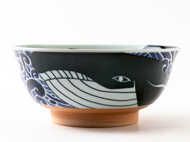 Kujira ramen bowls ×4 BOWL BOWLS MINO CERAMIC RAMEN BOWLS