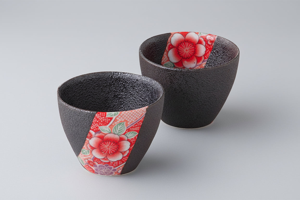 Kama tea cups Tea cup MINO CERAMIC SAKE CUPS TEA CUPS
