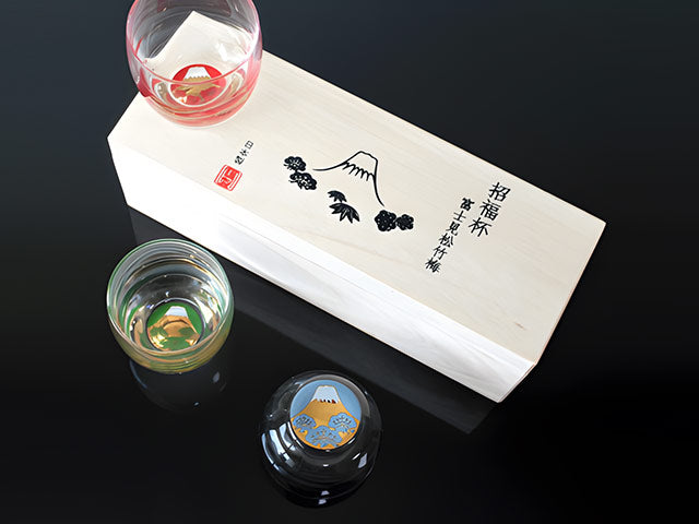 Sake glasses Irofuji x3 Drinkware & glasses GLASSES SAKE CUPS