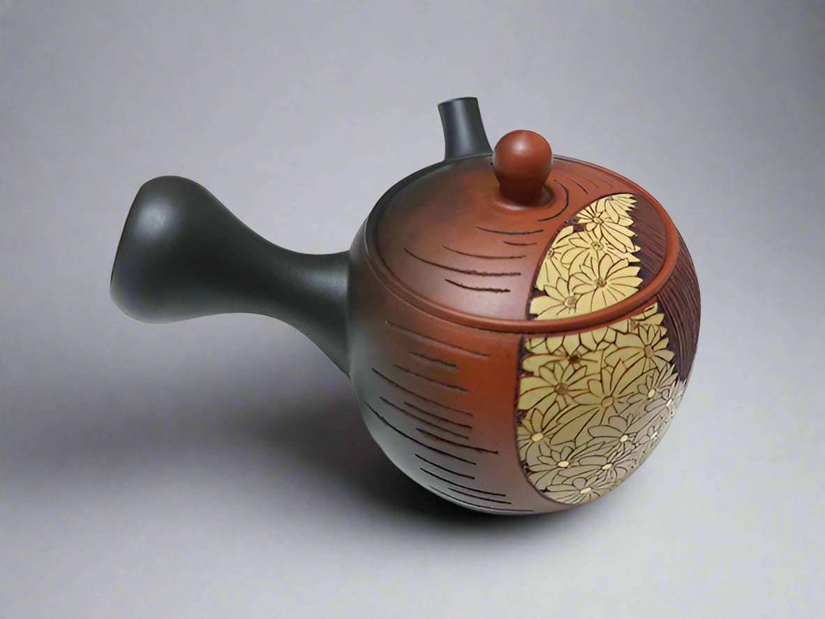 Kinsai kiku kyusu Teapot and teaset TEAPOTS TOKONAME CERAMIC