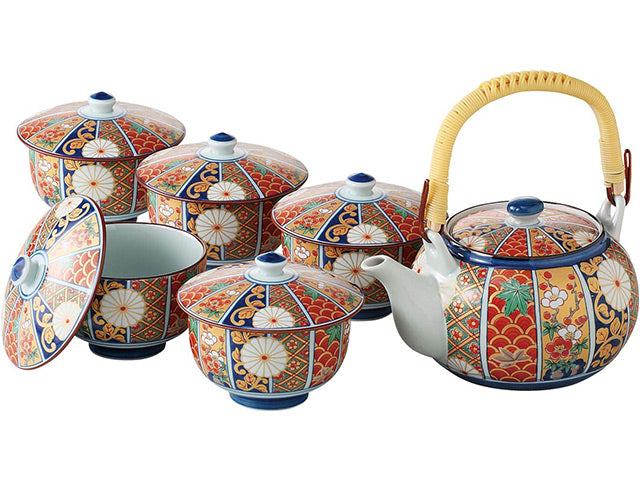 Kinsai tea set Teapot and teaset GIFT SETS HASAMI PORCELAIN TEA SETS