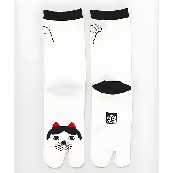 Neko socks socks EUR 37~39 JP 23~25cm KAYA MADE IN JAPAN SOCKS TABI UK 4~6 US Men 5~7 US Women 6~8