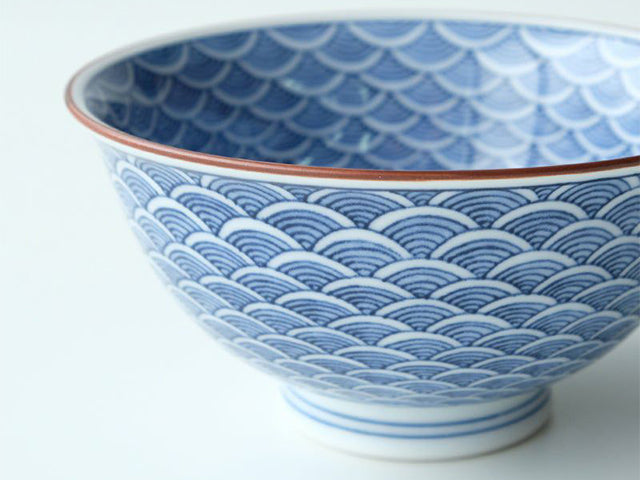 Seigaiha bowls BOWL BOWLS HASAMI PORCELAIN RICE BOWLS SEIGAIHA SOUP BOWLS