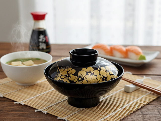 Ume bowls with lids x2 BOWL BOWLS BOWLS WITH LIDS PLASTIC BOWLS RICE BOWLS SOUP BOWLS