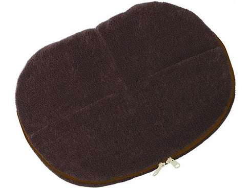 Hot water bottle cover zip