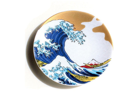Hokusai plate