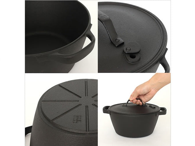 Cast iron pot Tetsu Donabe CAST IRON COOKWARE OIGEN POTS
