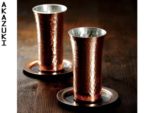 Copper sake Tumblers x2