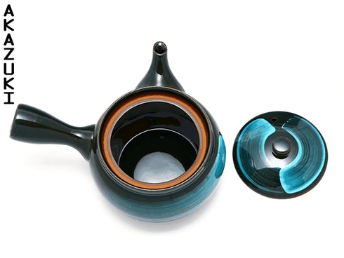 Emerald kyusu teapot