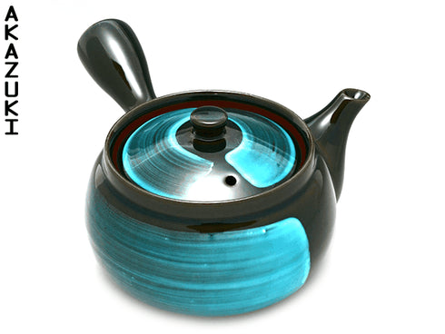 Emerald kyusu teapot