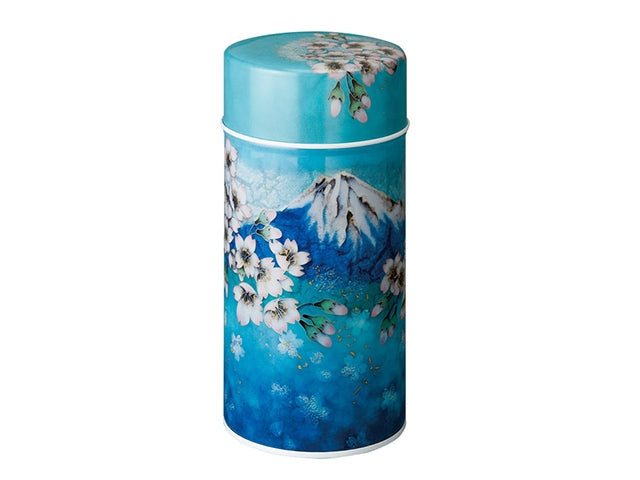 Tea Canister Shibofuji - Sakura Design, Made in Japan
