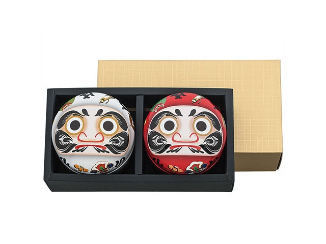Daruma tea canisters gift set Tea box DARUMA GIFT SETS TEA CANISTERS