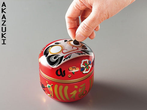 Daruma tea canisters gift set