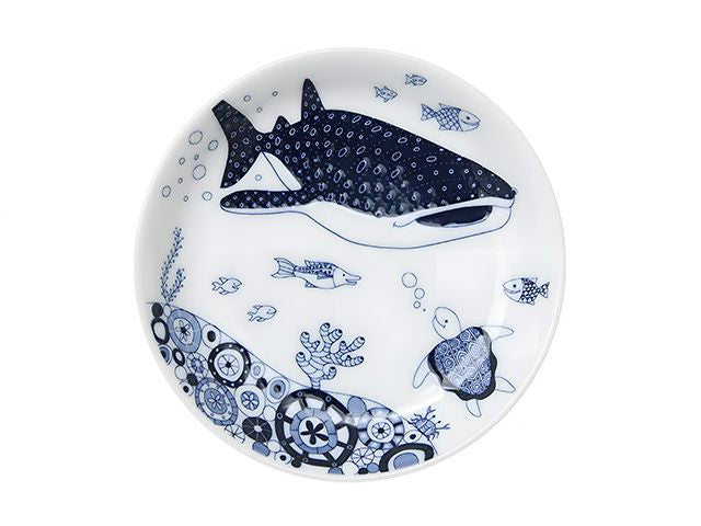 Jinbeizame plates Gift set x4 plate COCO MARINE GIFT SETS HASAMI PORCELAIN PLATES SMALL PLATES