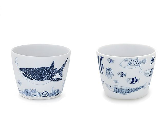 Soba choko Coco Tea cup COCO MARINE HASAMI PORCELAIN SOBA CHOKO TEA CUPS