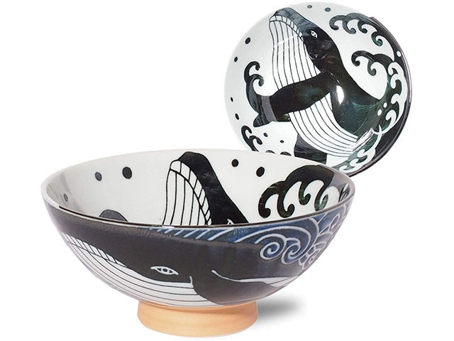 Kujira rice bowls x4 BOWL BOWLS DONBURI BOWLS HASAMI PORCELAIN RICE BOWLS SOUP BOWLS