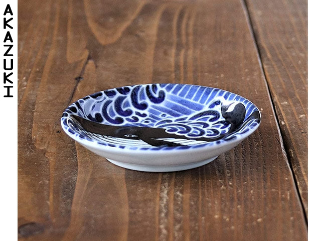 Kujira small plates ×4 plate GIFT SETS MINO CERAMIC PLATES