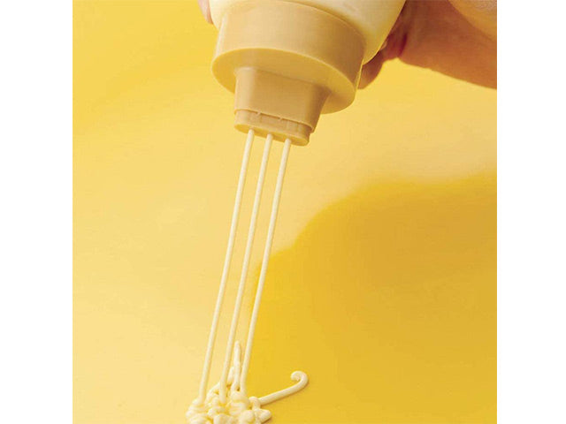 3 holes Mayonnaise dispenser bento supplies DISPENSERS OKONOMIYAKI SAUCE CONTAINERS TAKOYAKI