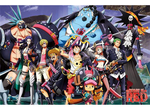 One Piece jigsaw Red