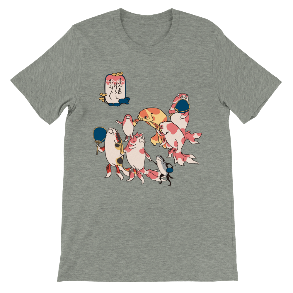 Koi T-shirt Print Material FOR MEN T-SHIRT