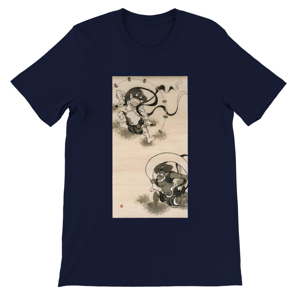 Fujin T-shirt Print Material FOR MEN T-SHIRT