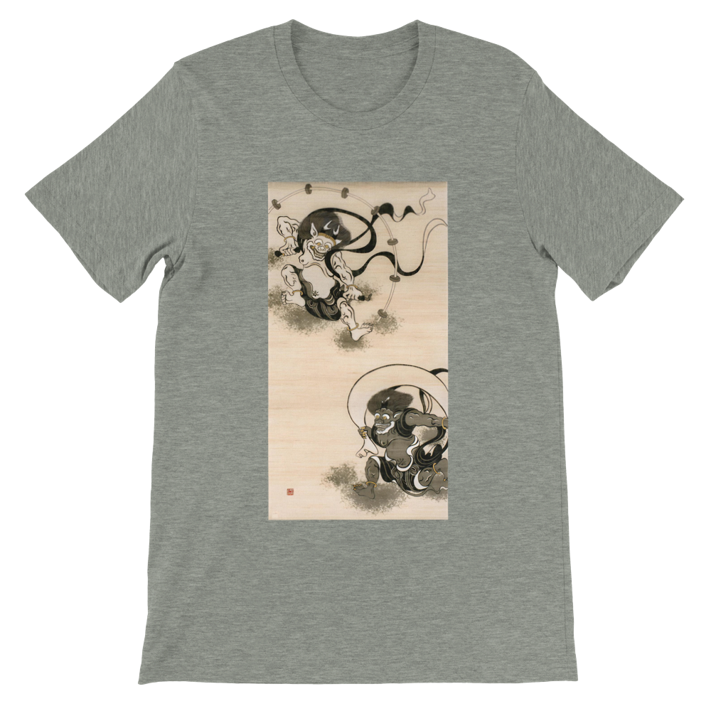 Fujin T-shirt Print Material FOR MEN T-SHIRT