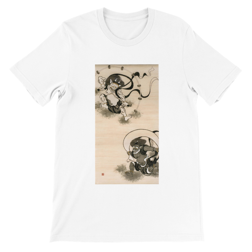 Fujin T-shirt Print Material FOR MEN T-SHIRT