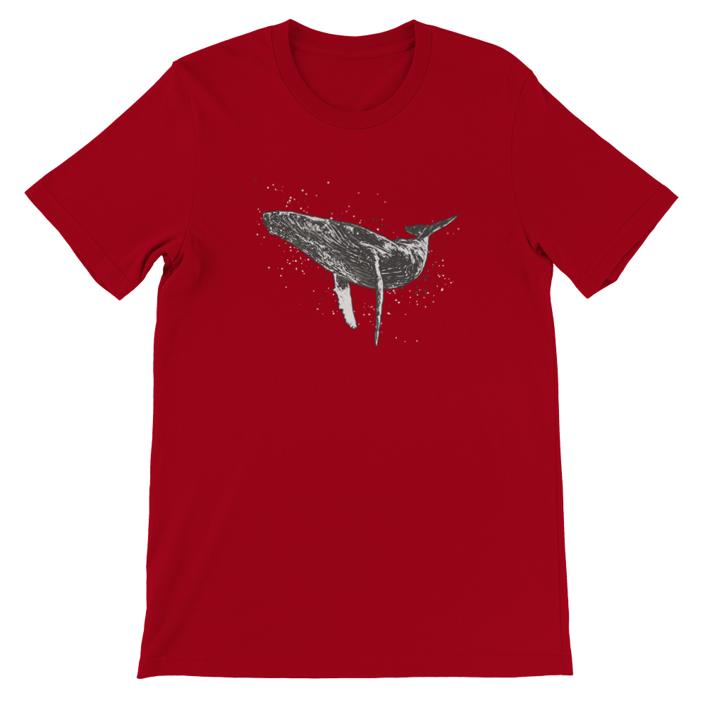 Kujira T-shirt Print Material FOR MEN T-SHIRT