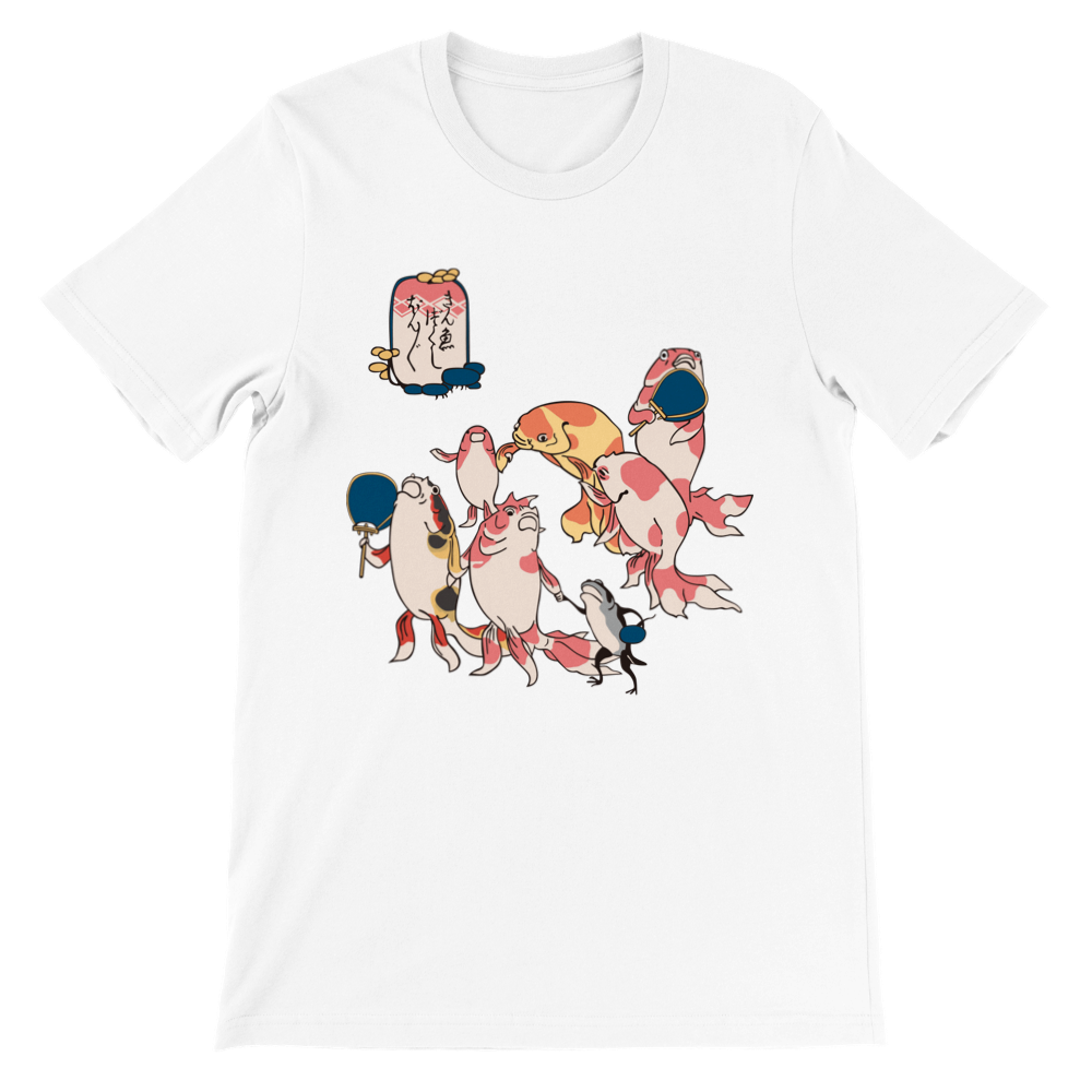 Koi T-shirt Print Material FOR MEN T-SHIRT