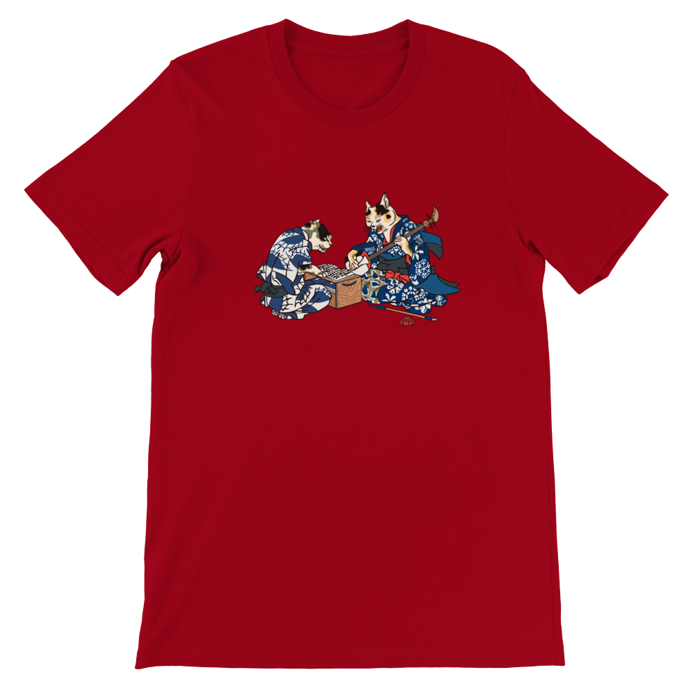 Neko T-shirt Print Material FOR MEN T-SHIRT