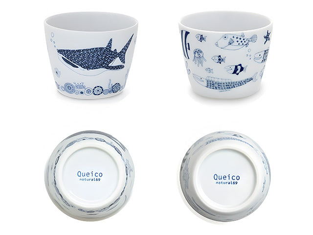 Soba choko Coco Tea cup COCO MARINE HASAMI PORCELAIN SOBA CHOKO TEA CUPS