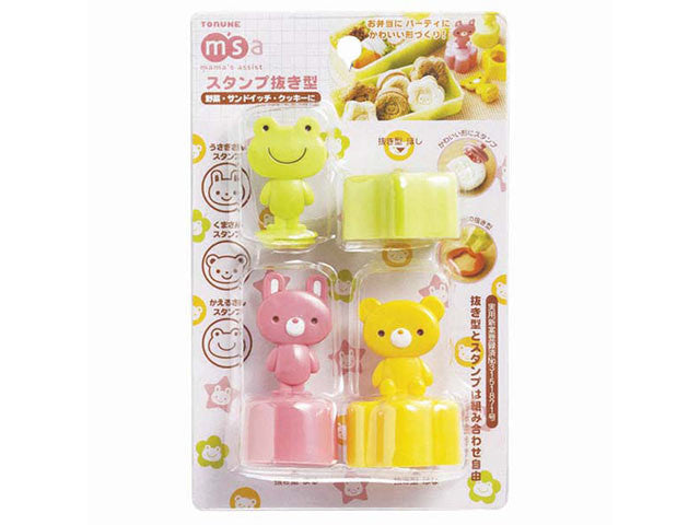 Bread Cutter Set "Animal Stamp" bento supplies BENTO ACCESSORIES FOOD CUTTERS