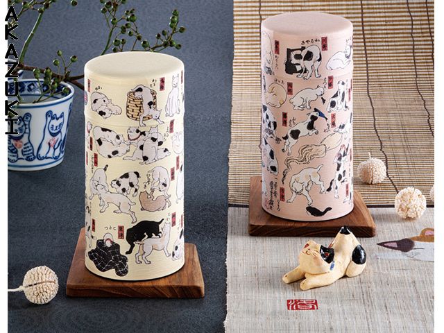 Utagawa tea canister gift set Tea box GIFT SETS TEA CANISTERS WASHI
