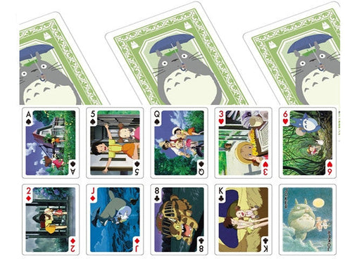 Totoro playing cards