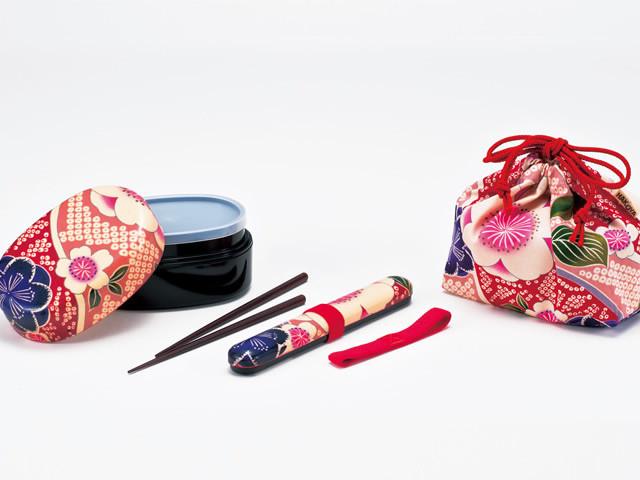 Japanese lunch box and wrapping bag