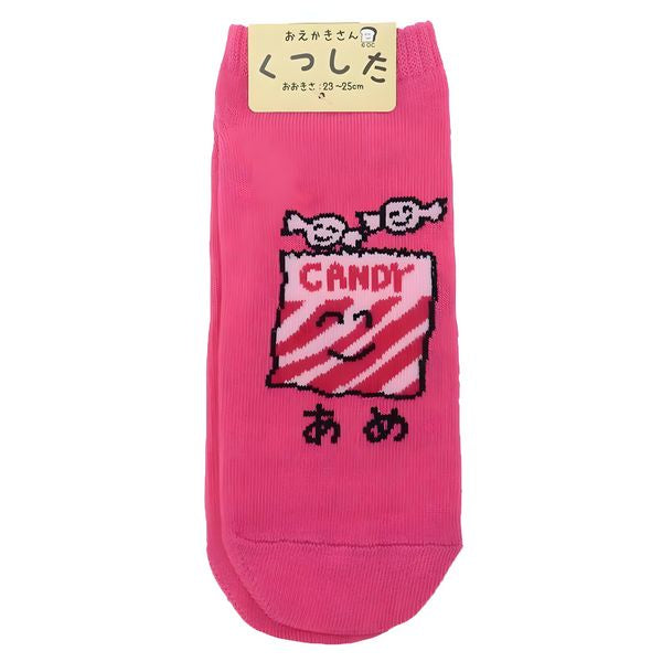 Candy socks socks ANKLE EKAKI EUR 37~39 JP 23~25cm SOCKS UK 4~6 US Men 5~7 US Women 6~8
