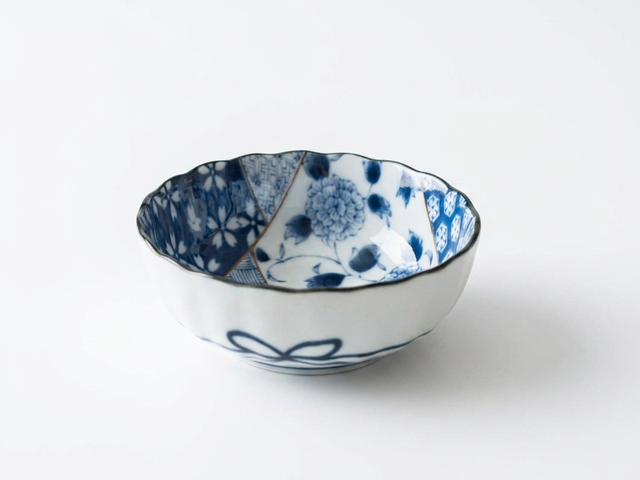 Yuzen bowls ×4