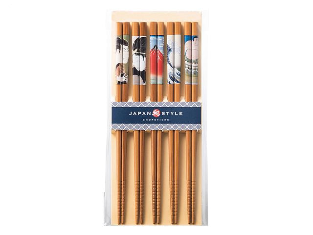 Ukiyoe chopsticks set Chopsticks CHOPSTICKS DISHWASHER SAFE GIFT SETS