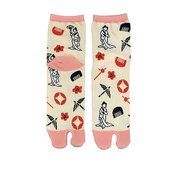 Maiko socks socks EUR 36~38 JP 22~24cm MADE IN JAPAN SOCKS TABI UK 3~5 US Men 4~6 US Women 4~6 WA