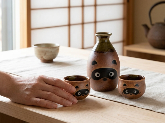 Tanuki Saké service set