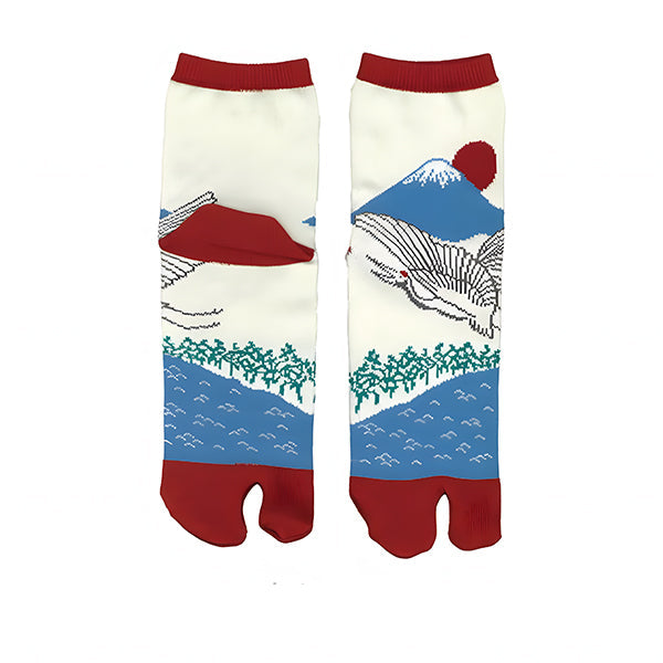 Fujisan socks socks EUR 36~38 JP 22~24cm MADE IN JAPAN SOCKS TABI UK 3~5 US Men 4~6 US Women 4~6 WA