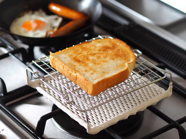 丸焼き / V.A. Marujyu Ceramic Far-Infrared BBQ Grill Mesh - Japan